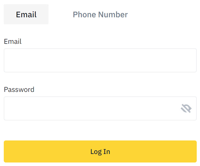 Email password login