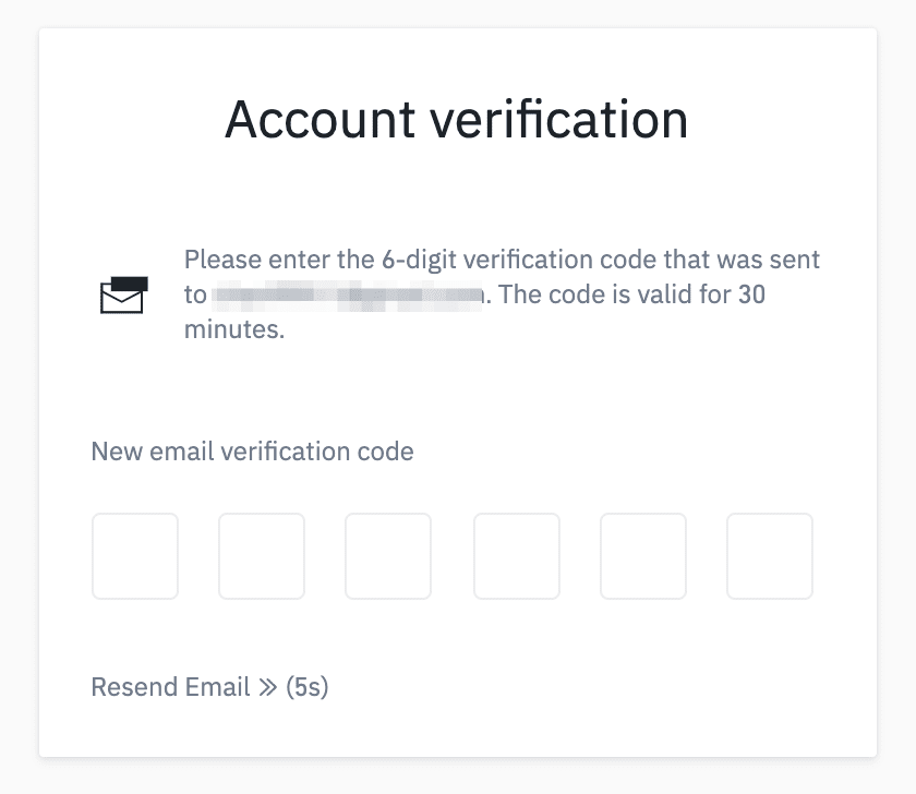 Account activation Binance