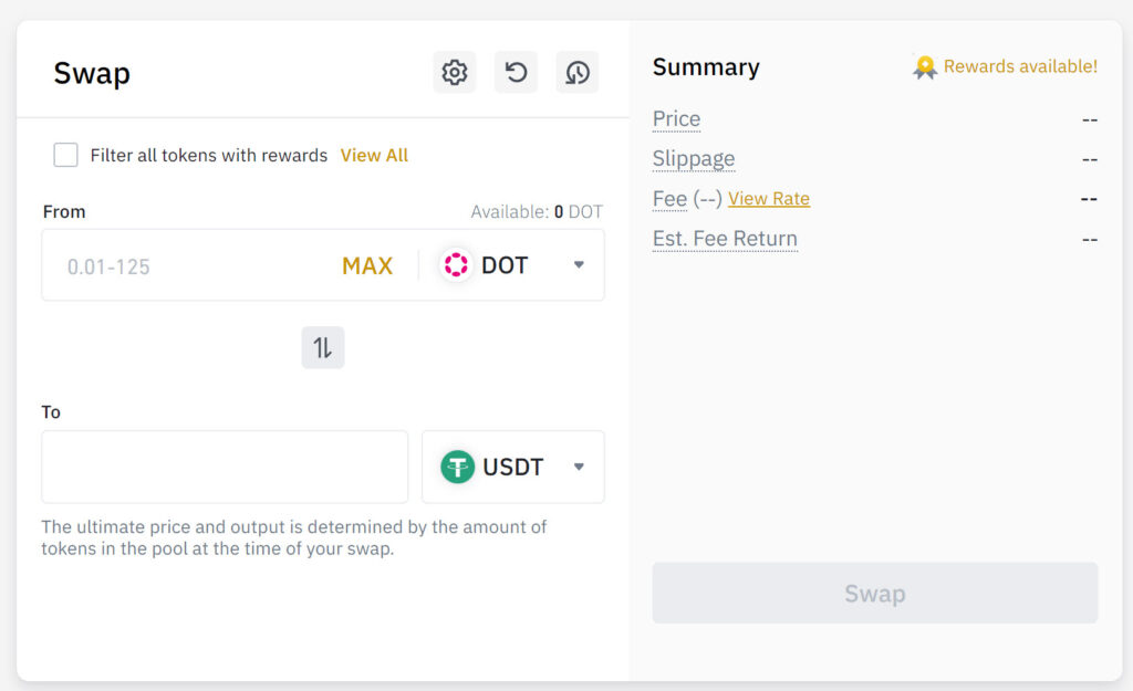 Binance Liquid Swap