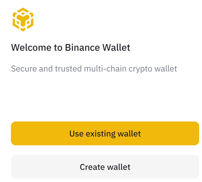 Binance smart chain wallet PancakeSwap